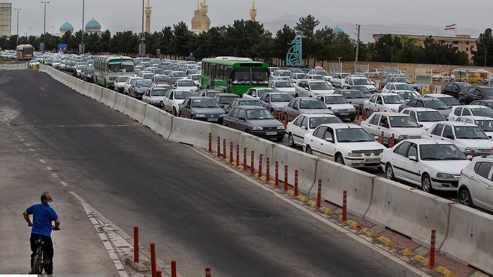 ترافیک سنگین در خروجی تهران