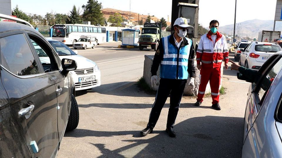 جاده‌های شیراز در پی شیوع ویروس کرونا