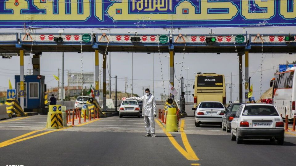 اجرای طرح محدودیت تردد در عوارضی قم - تهران