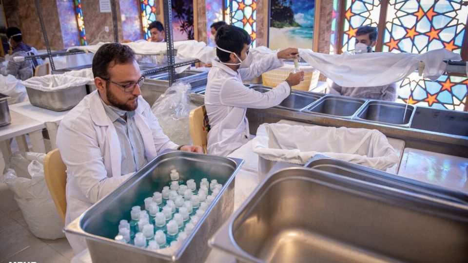 تولید ماسک و ژل ضدعفونی