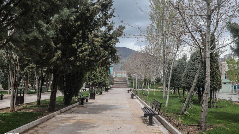 سکوت پارک های تهران در سیزده فروردین‌