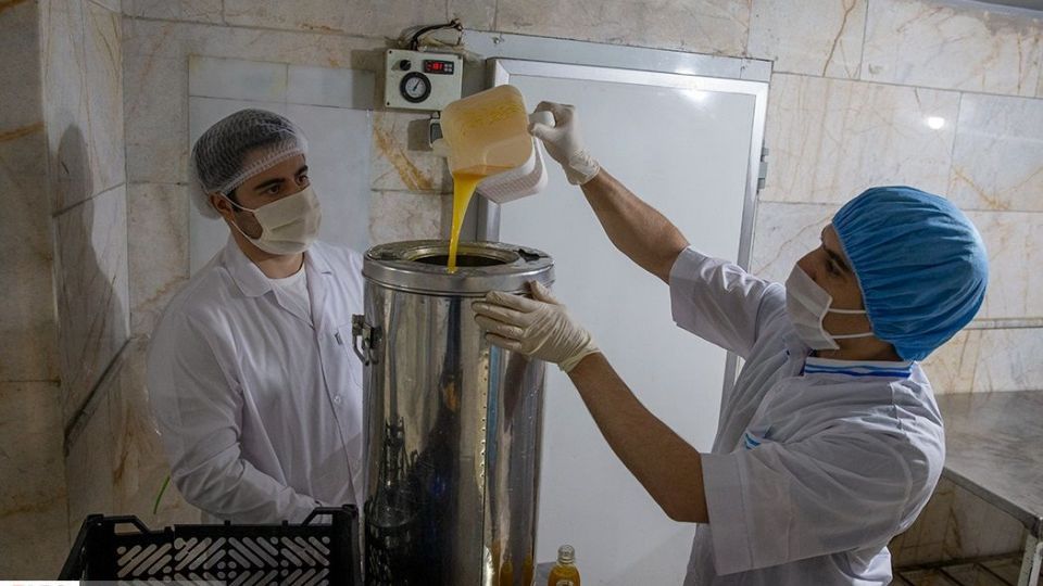 آب میوه گیری جهادی هیئت عبداللّه بن الحسن