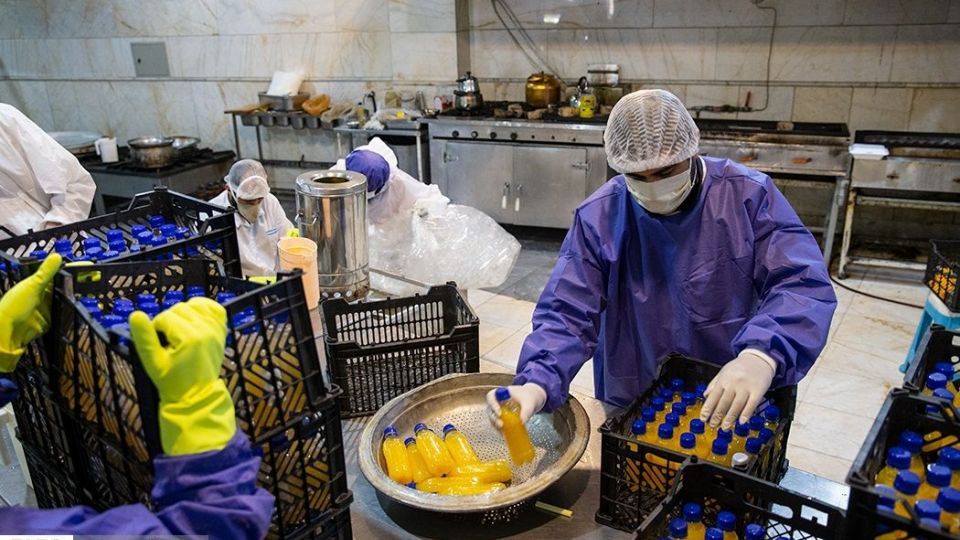 آب میوه گیری جهادی هیئت عبداللّه بن الحسن