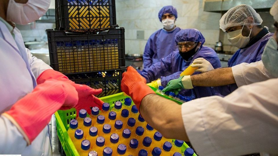 آب میوه گیری جهادی هیئت عبداللّه بن الحسن