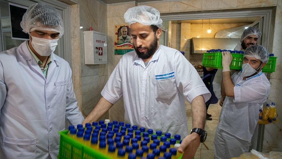 آب میوه گیری جهادی هیئت عبداللّه بن الحسن