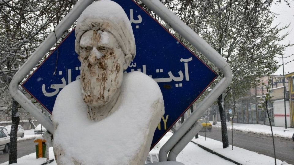 بارش اولین برف بهاری در قوچان