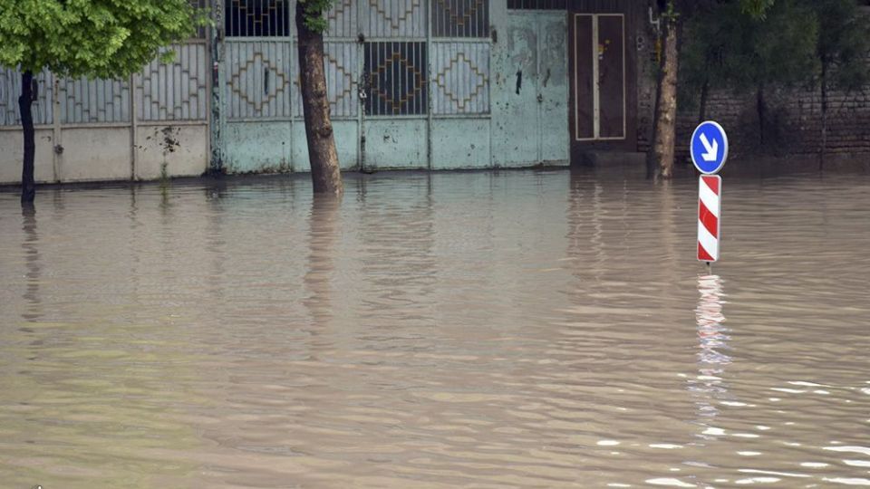 سیلاب و آبگرفتگی معابر شهر کرمان