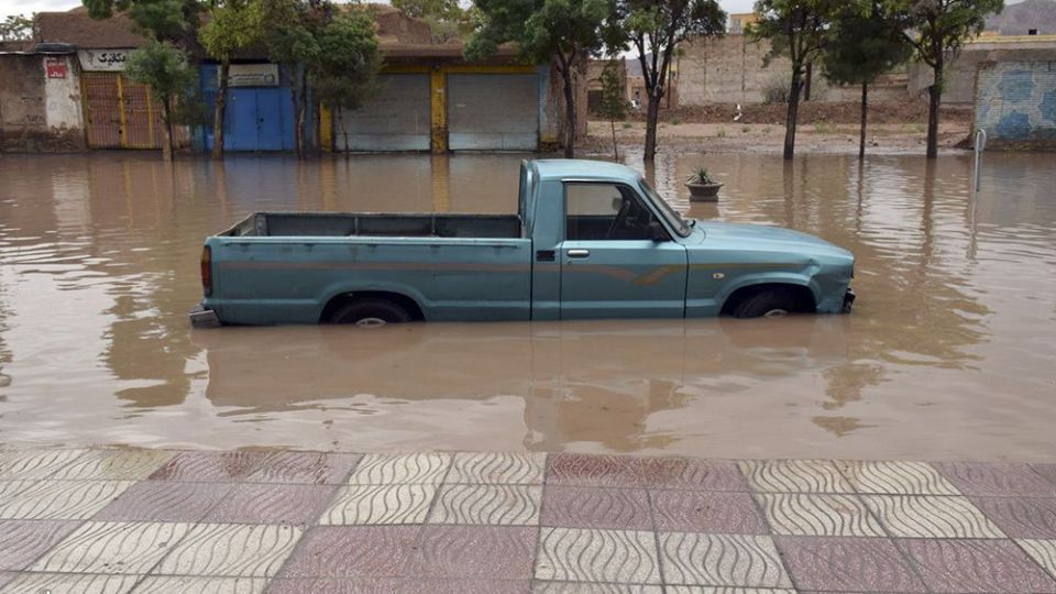 سیلاب و آبگرفتگی معابر شهر کرمان