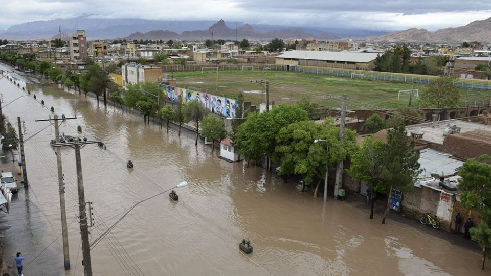 سیلاب و آبگرفتگی معابر شهر کرمان