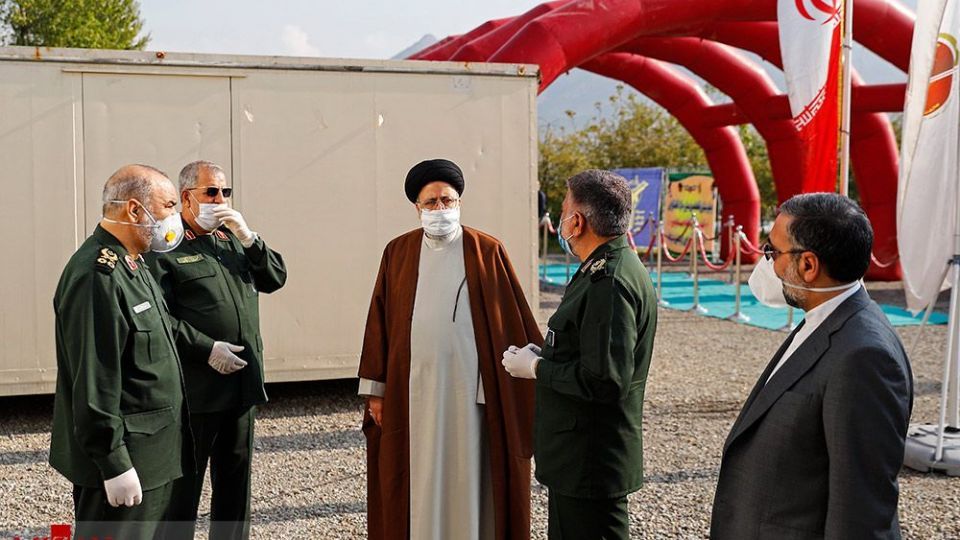 بازدید رئیس قوه قضاییه از رزمایش سراسری دفاع بیولوژیک نیروی زمینی سپاه