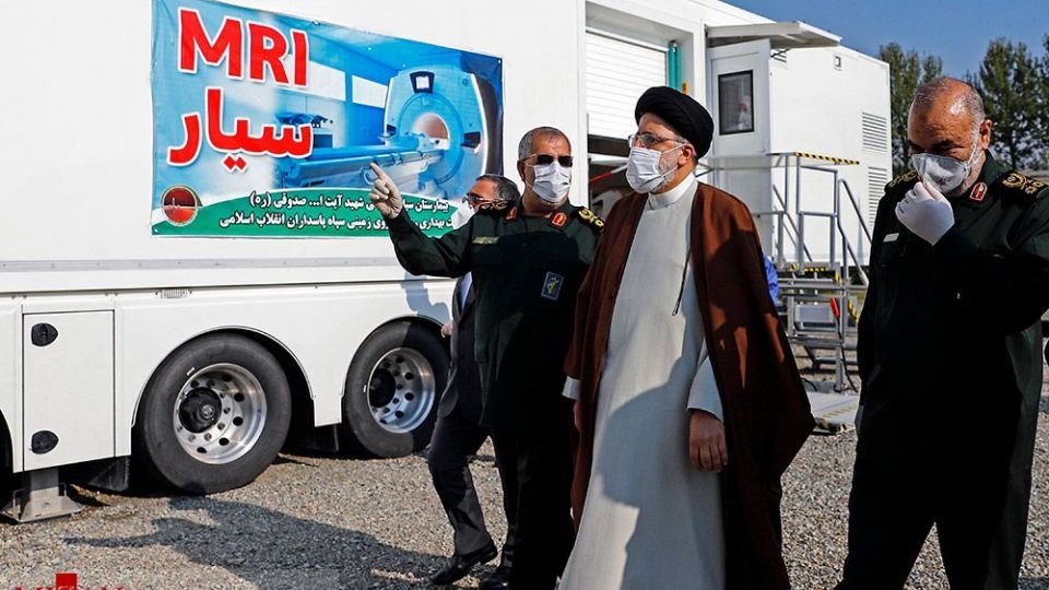 بازدید رئیس قوه قضاییه از رزمایش سراسری دفاع بیولوژیک نیروی زمینی سپاه