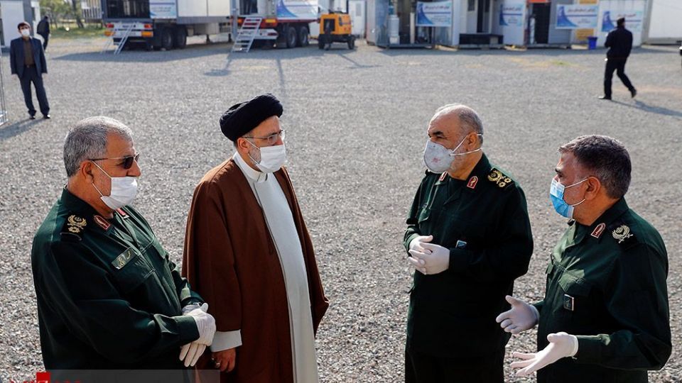 بازدید رئیس قوه قضاییه از رزمایش سراسری دفاع بیولوژیک نیروی زمینی سپاه