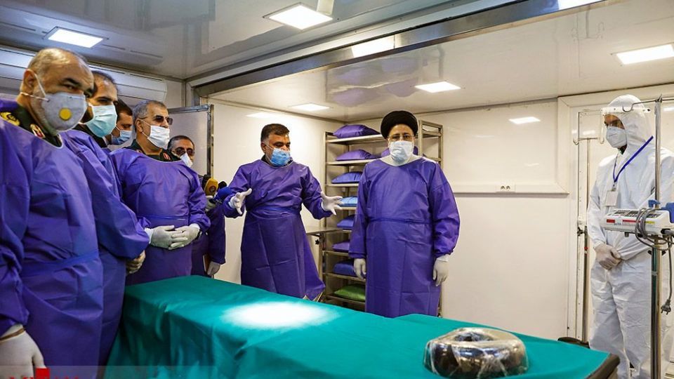 بازدید رئیس قوه قضاییه از رزمایش سراسری دفاع بیولوژیک نیروی زمینی سپاه