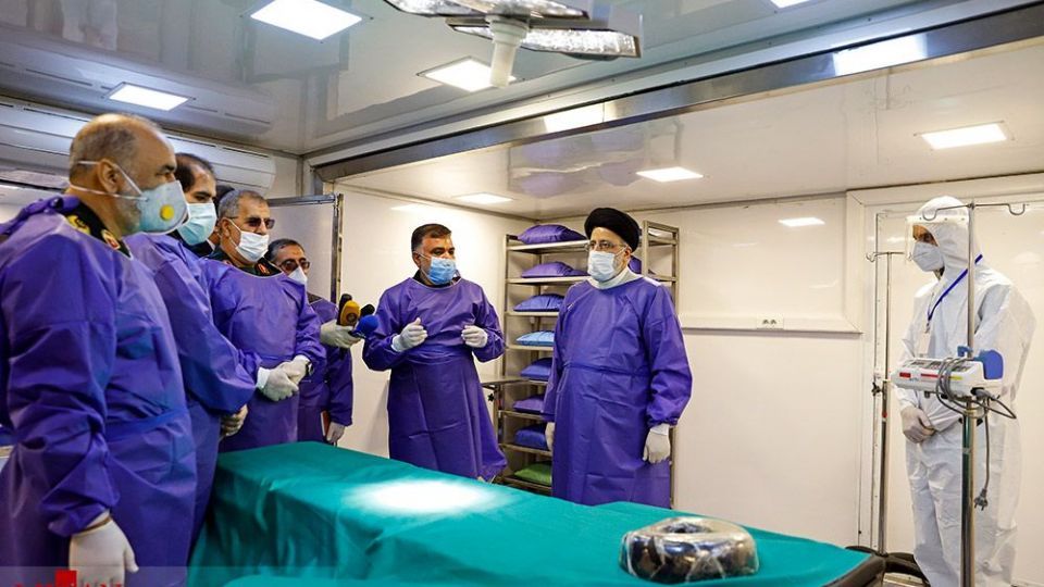 بازدید رئیس قوه قضاییه از رزمایش سراسری دفاع بیولوژیک نیروی زمینی سپاه