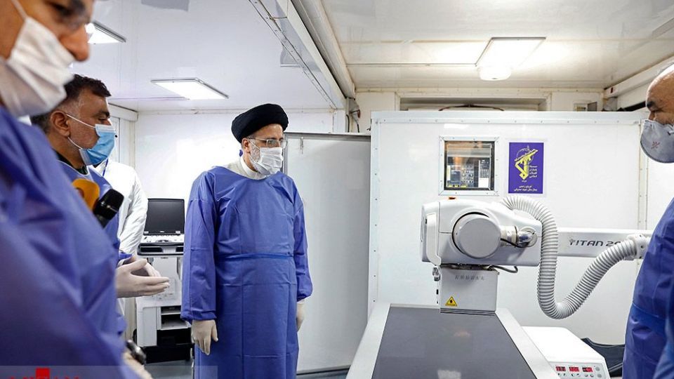 بازدید رئیس قوه قضاییه از رزمایش سراسری دفاع بیولوژیک نیروی زمینی سپاه