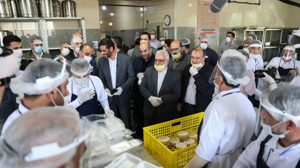 افتتاح آشپزخانه بزرگ مهدوی قرارگاه سازندگی خاتم الانبیا(ص)