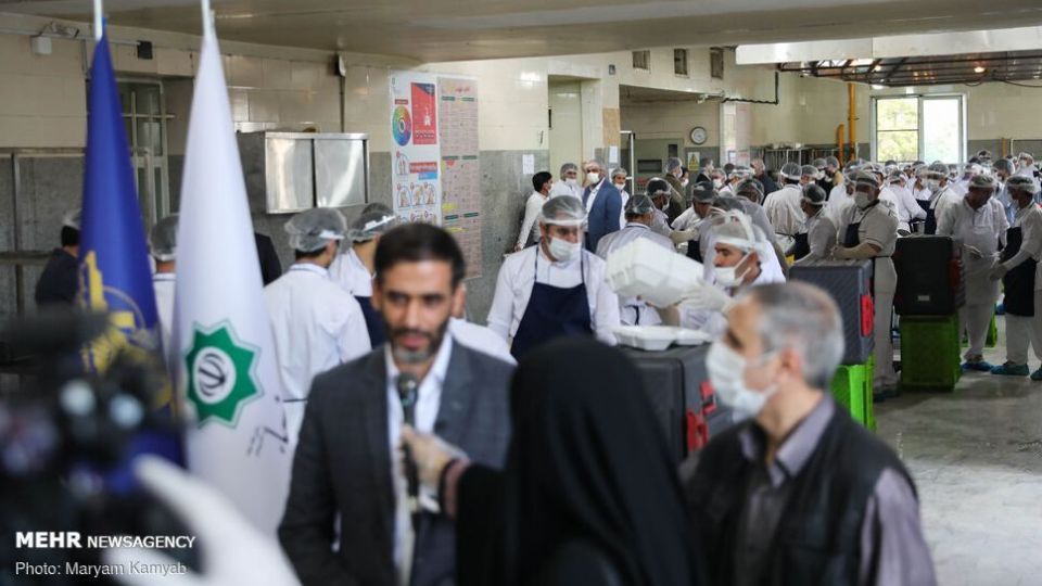 افتتاح آشپزخانه بزرگ مهدوی قرارگاه سازندگی خاتم الانبیا(ص)