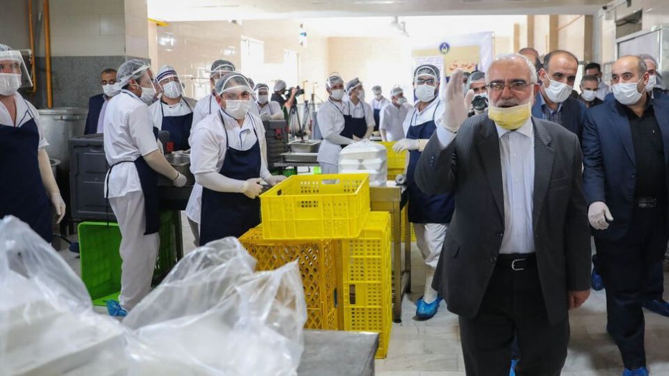 افتتاح آشپزخانه بزرگ مهدوی قرارگاه سازندگی خاتم الانبیا(ص)