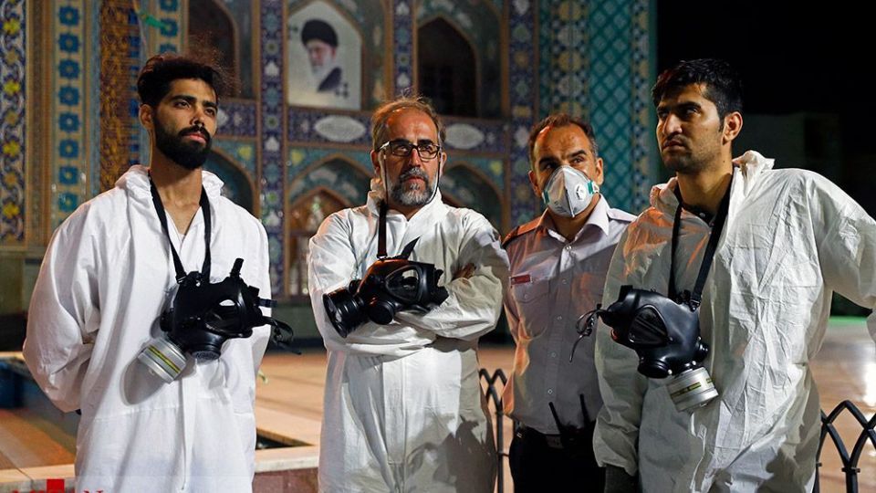 ضدعفونی حرم امامزاده صالح (ع) 