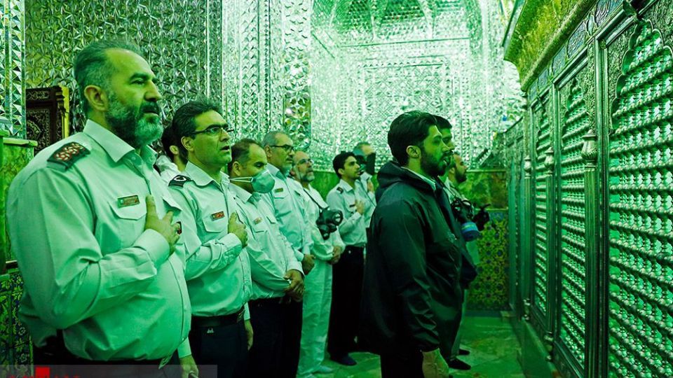 ضدعفونی حرم امامزاده صالح (ع) 