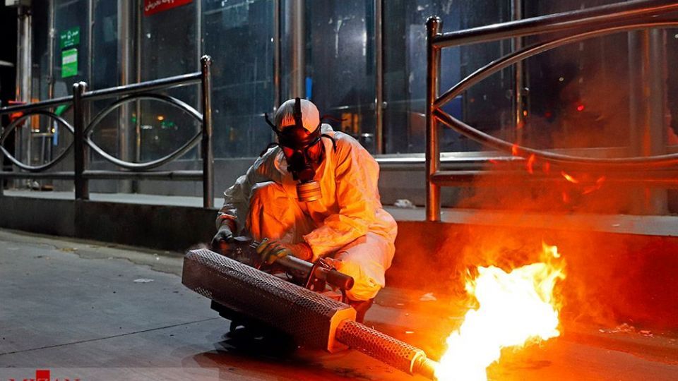 ضدعفونی حرم امامزاده صالح (ع) 