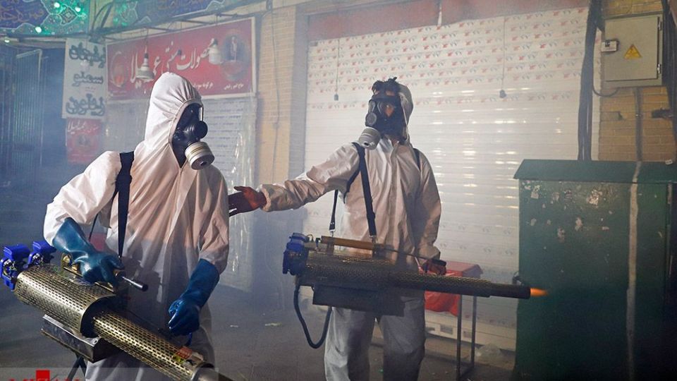 ضدعفونی حرم امامزاده صالح (ع) 