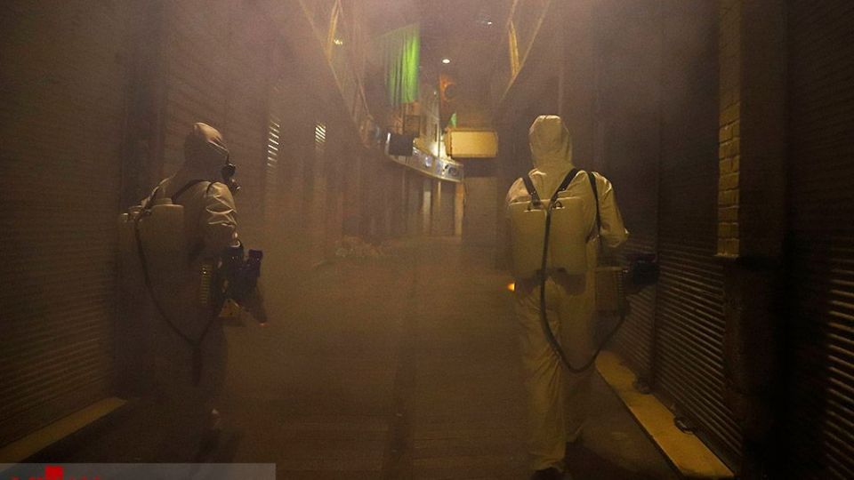 ضدعفونی حرم امامزاده صالح (ع) 