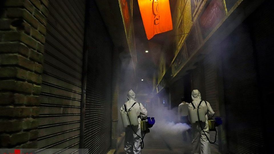 ضدعفونی حرم امامزاده صالح (ع) 