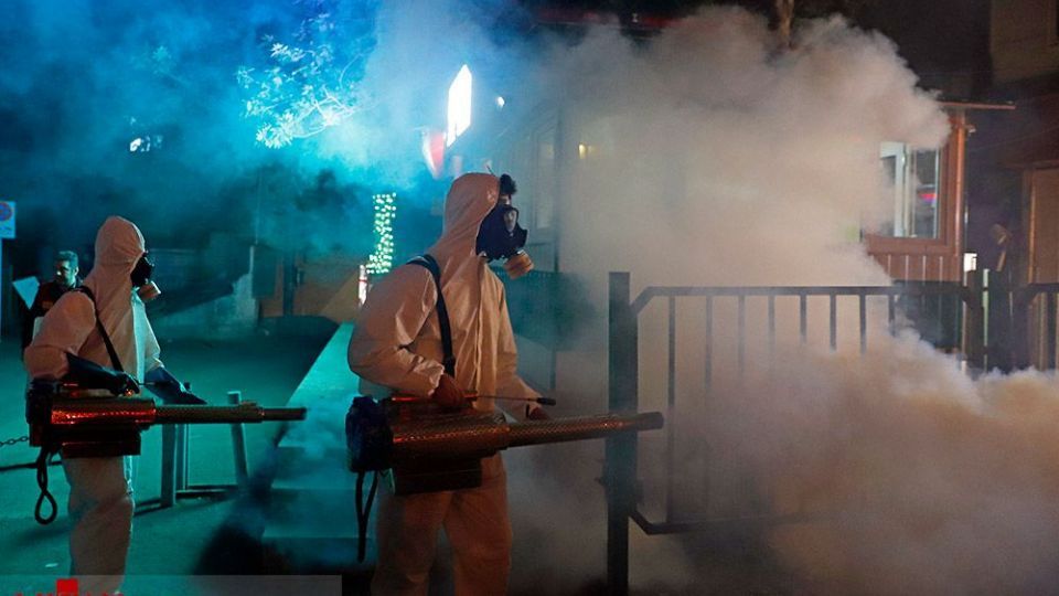 ضدعفونی حرم امامزاده صالح (ع) 