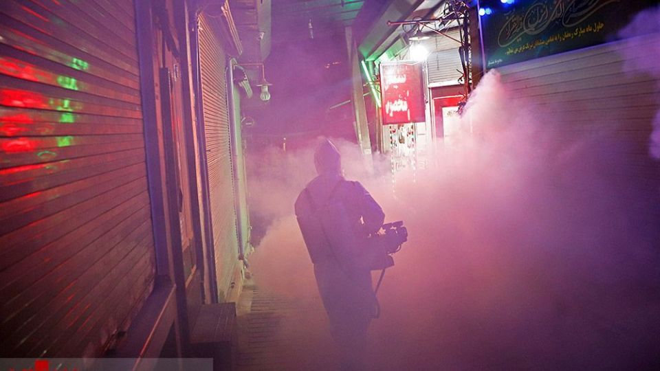 ضدعفونی حرم امامزاده صالح (ع) 