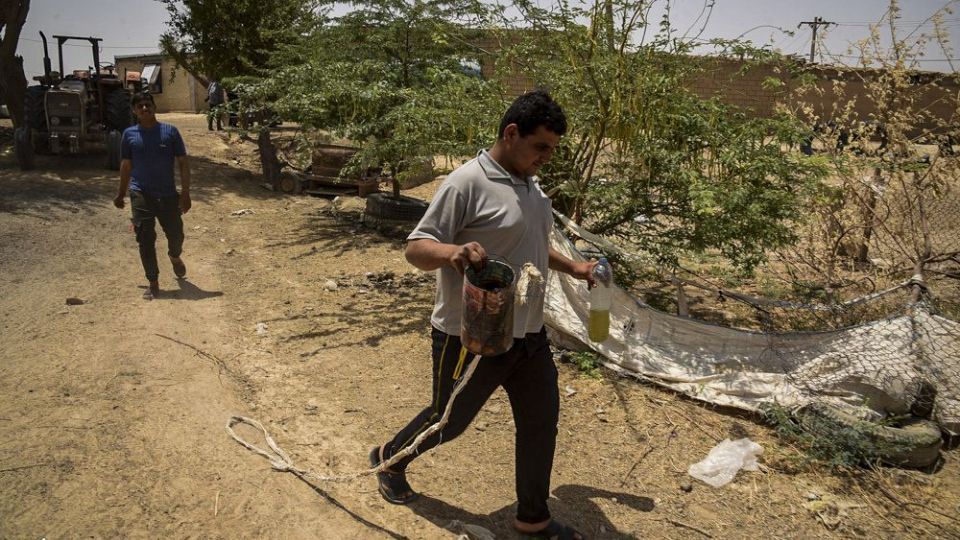 غیزانیه در رنج بی آبی