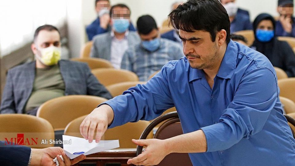 پنجمین جلسه رسیدگی به اتهامات روح الله زم