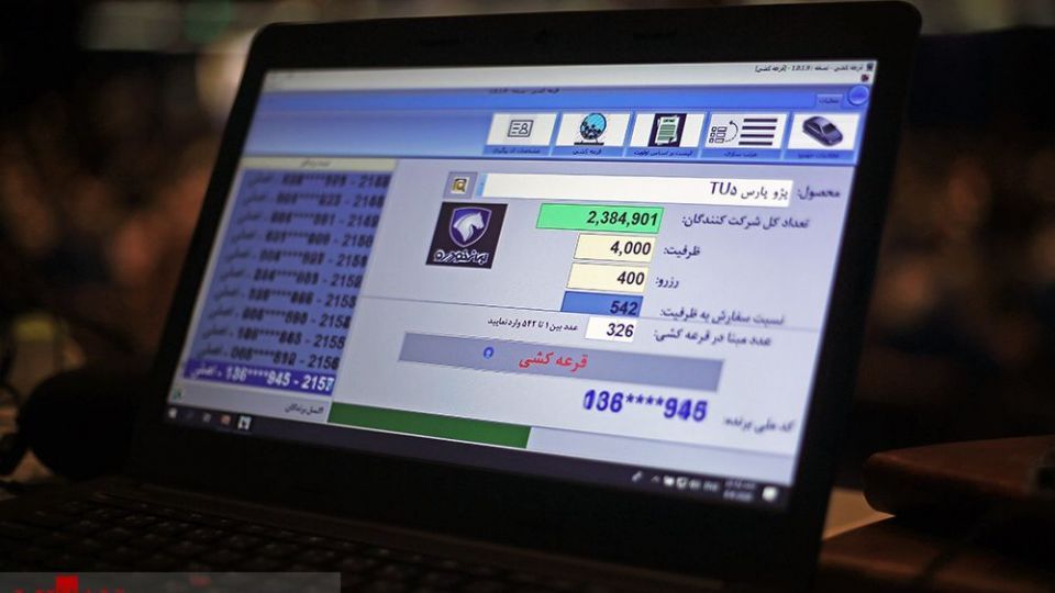 مراسم قرعه‌کشی فروش فوق‌العاده محصولات ایران خودرو