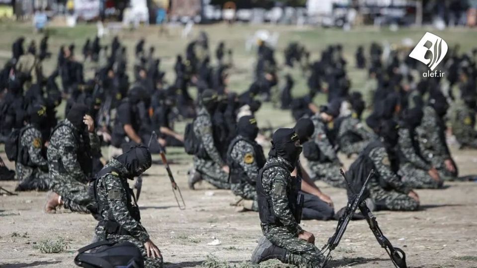 رژه نظامی «سرایا القدس» برای بزرگداشت رمضان عبدالله