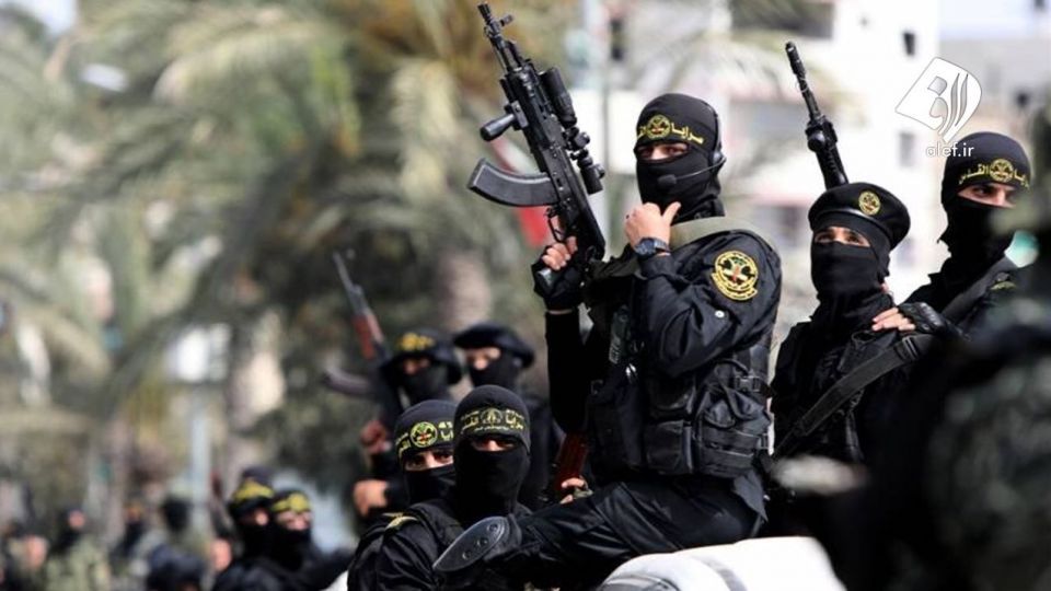 رژه نظامی «سرایا القدس» برای بزرگداشت رمضان عبدالله