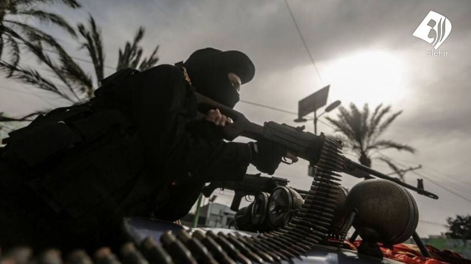 رژه نظامی «سرایا القدس» برای بزرگداشت رمضان عبدالله