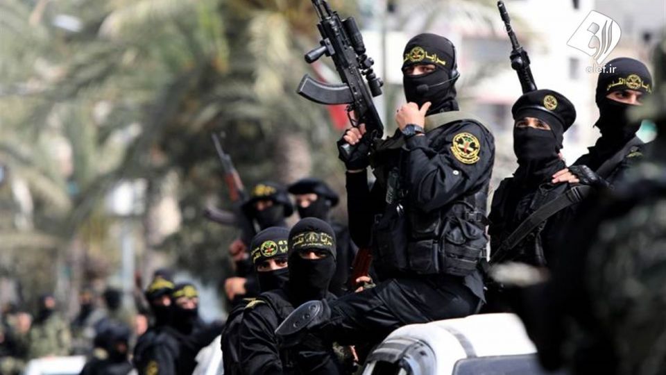 رژه نظامی «سرایا القدس» برای بزرگداشت رمضان عبدالله