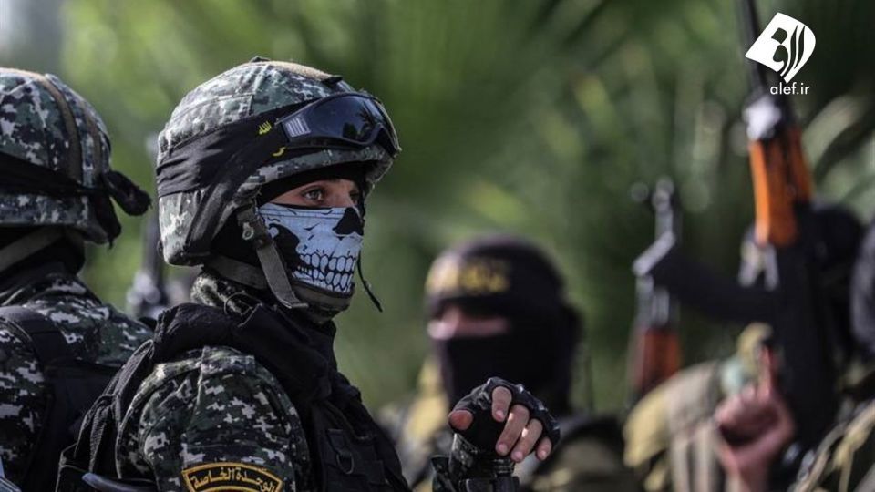 رژه نظامی «سرایا القدس» برای بزرگداشت رمضان عبدالله