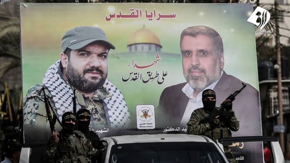 رژه نظامی «سرایا القدس» برای بزرگداشت رمضان عبدالله