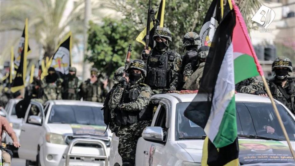 رژه نظامی «سرایا القدس» برای بزرگداشت رمضان عبدالله