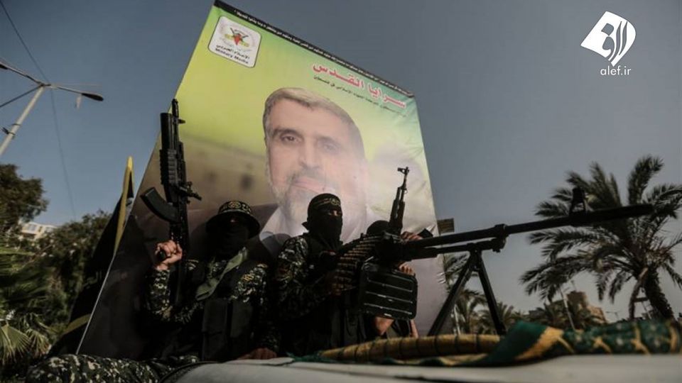 رژه نظامی «سرایا القدس» برای بزرگداشت رمضان عبدالله