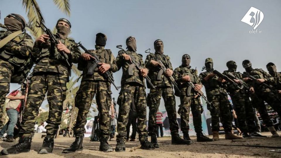 رژه نظامی «سرایا القدس» برای بزرگداشت رمضان عبدالله