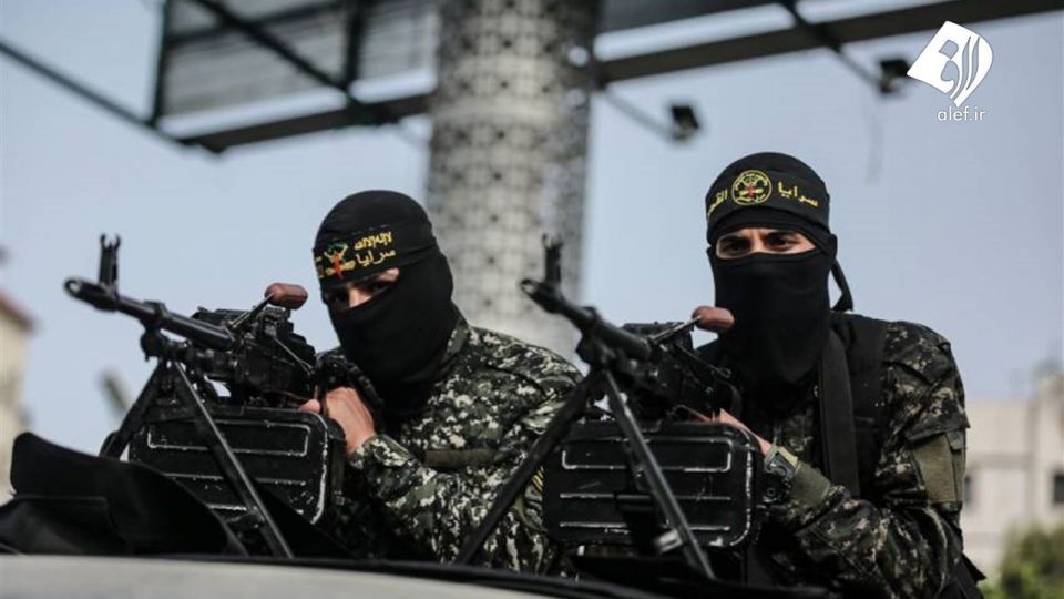 رژه نظامی «سرایا القدس» برای بزرگداشت رمضان عبدالله