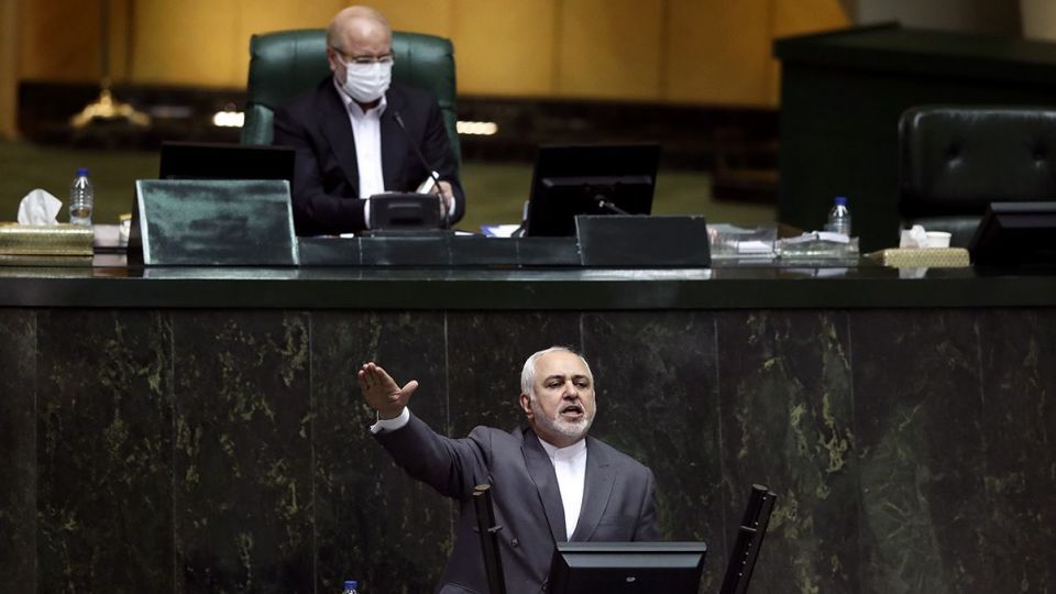 جلسه علنی مجلس با حضور محمدجواد ظریف