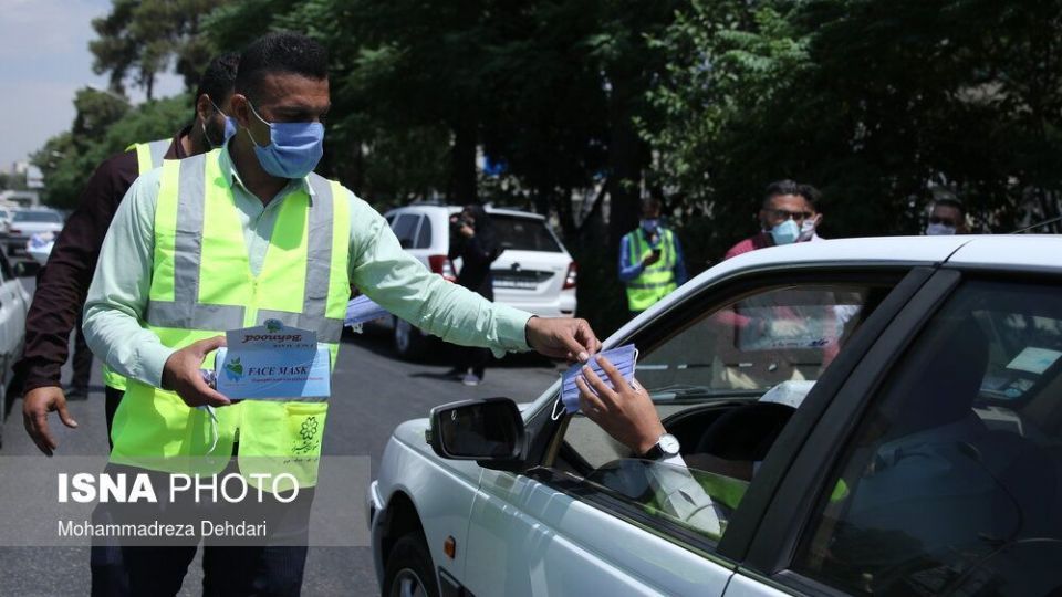 اجرای کمپین من هم ماسک می‌زنم