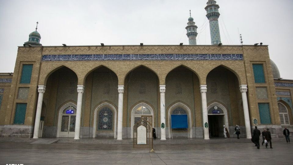 شکوه معماری اسلامی ایرانی در مسجد اعظم قم