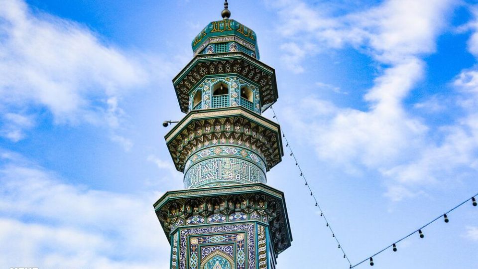 شکوه معماری اسلامی ایرانی در مسجد اعظم قم