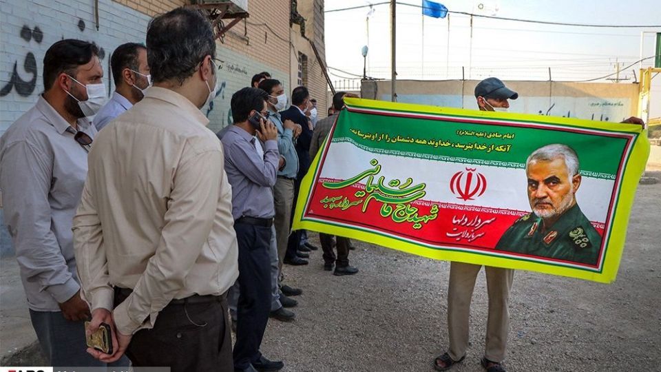 آیین کلنگ زنی فاز سوم آبرسانی به غیزانیه