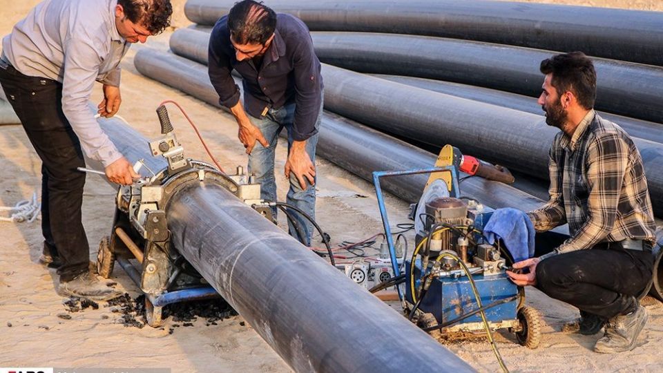 آیین کلنگ زنی فاز سوم آبرسانی به غیزانیه