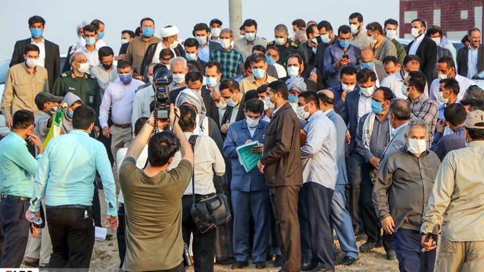 آیین کلنگ زنی فاز سوم آبرسانی به غیزانیه